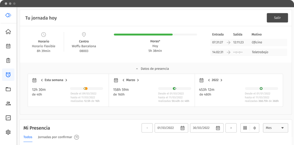 Control Horario Y Registro De La Jornada Laboral Woffu