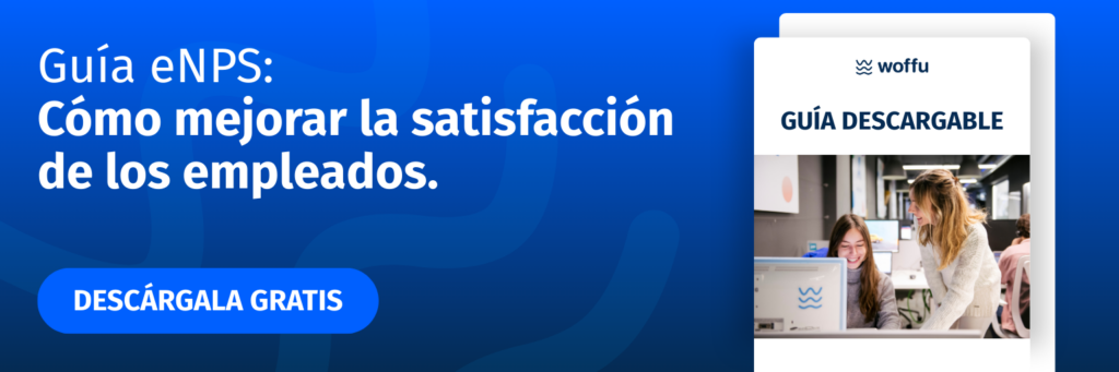 Enlace para descargar la Guía eNPS y aprender a mejorar la satisfacción de los empleados.