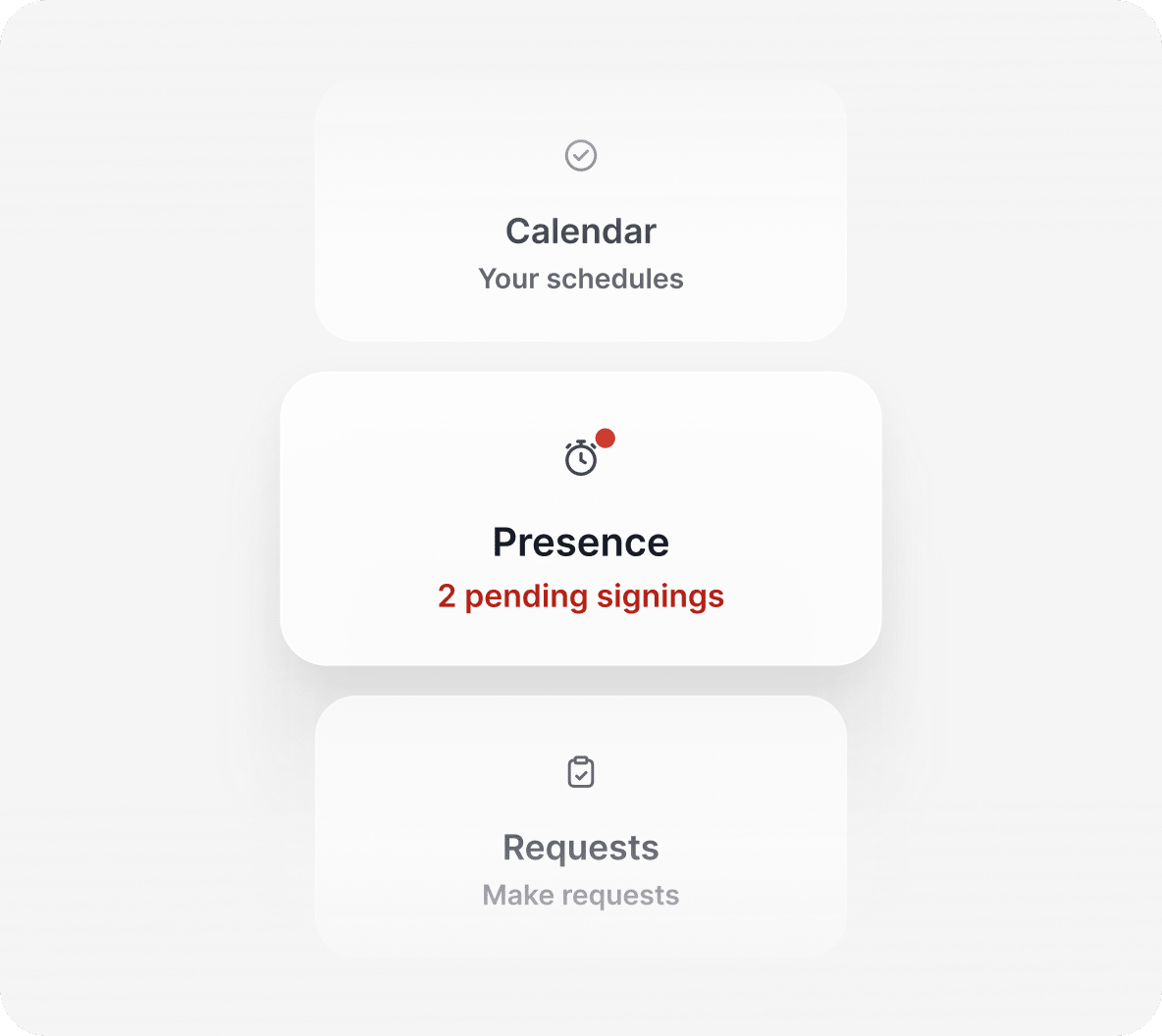 Time Tracking Mockup Alerts Woffu Optimization