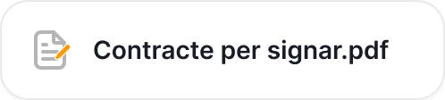 Contracte per signar