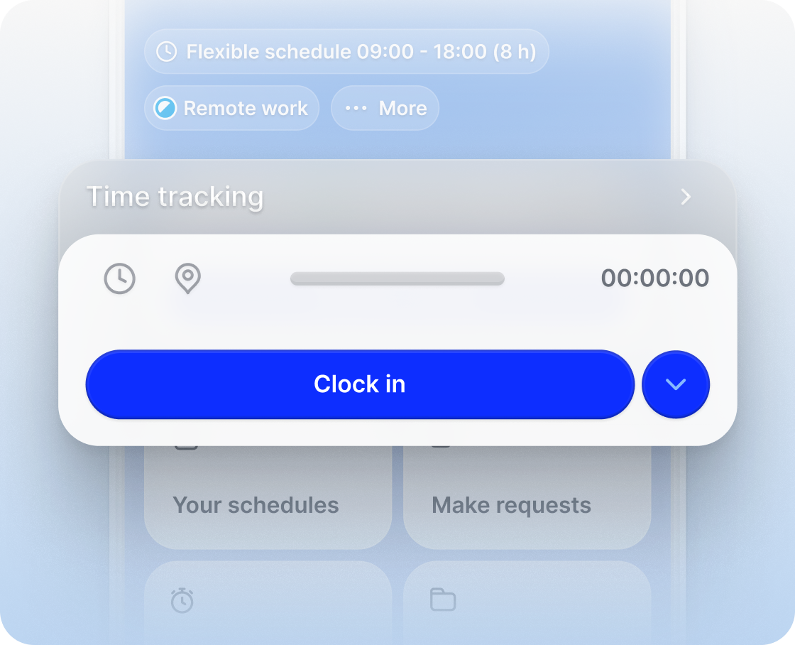 Clock-in App Register Entry